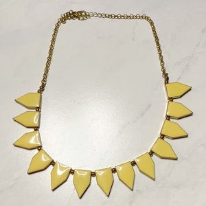 Light Yellow Statement Necklace